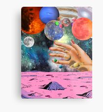 Psychedelic space. Metal Print