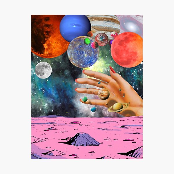 Psychedelic space. Photographic Print