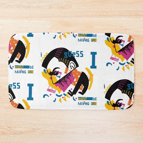Item preview, Guess I must be having fun Crazy portrait design designed and sold by GreissDesign.
