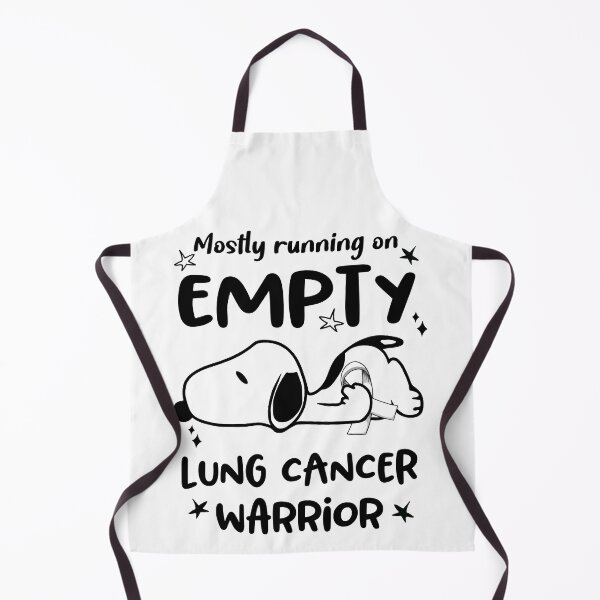 Item preview, Mostly Running on Empty Lung Cancer Warrior designed and sold by Wlsnpeggy.