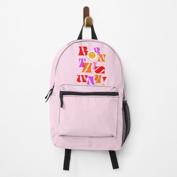 Item preview, Born This Way in Pink, Orange & Red - Playful and happy typography to support individuality and inclusion designed and sold by Dominiquevari.