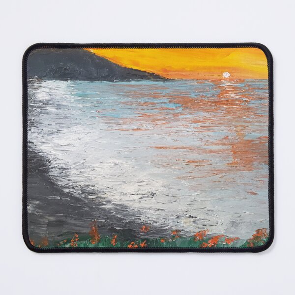 Item preview, Linda mar (Pacifica state beach) oil painting by tabitha kremesec designed and sold by Tabitha Kremesec.