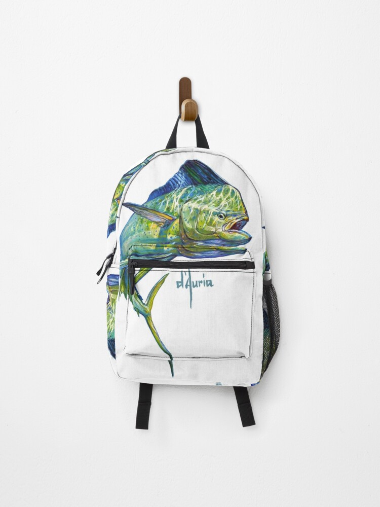 Saltwater Fishing color Backpack for Sale by Thomas D'Auria