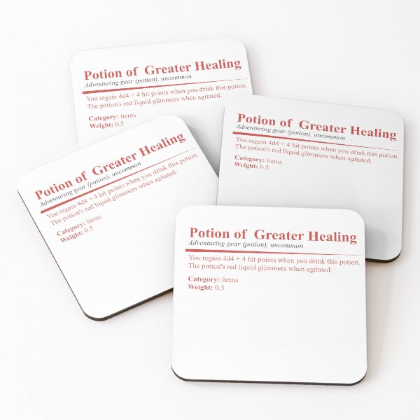 Item preview, Potion of Greater Healing  designed and sold by jomuxc.