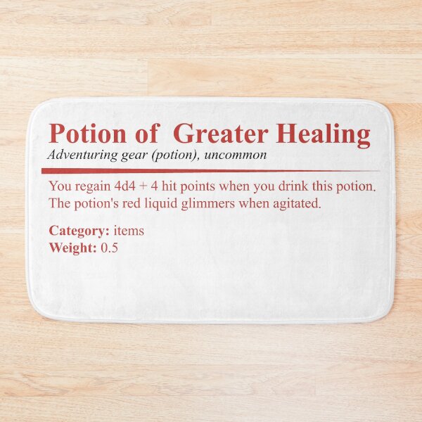 Item preview, Potion of Greater Healing  designed and sold by jomuxc.