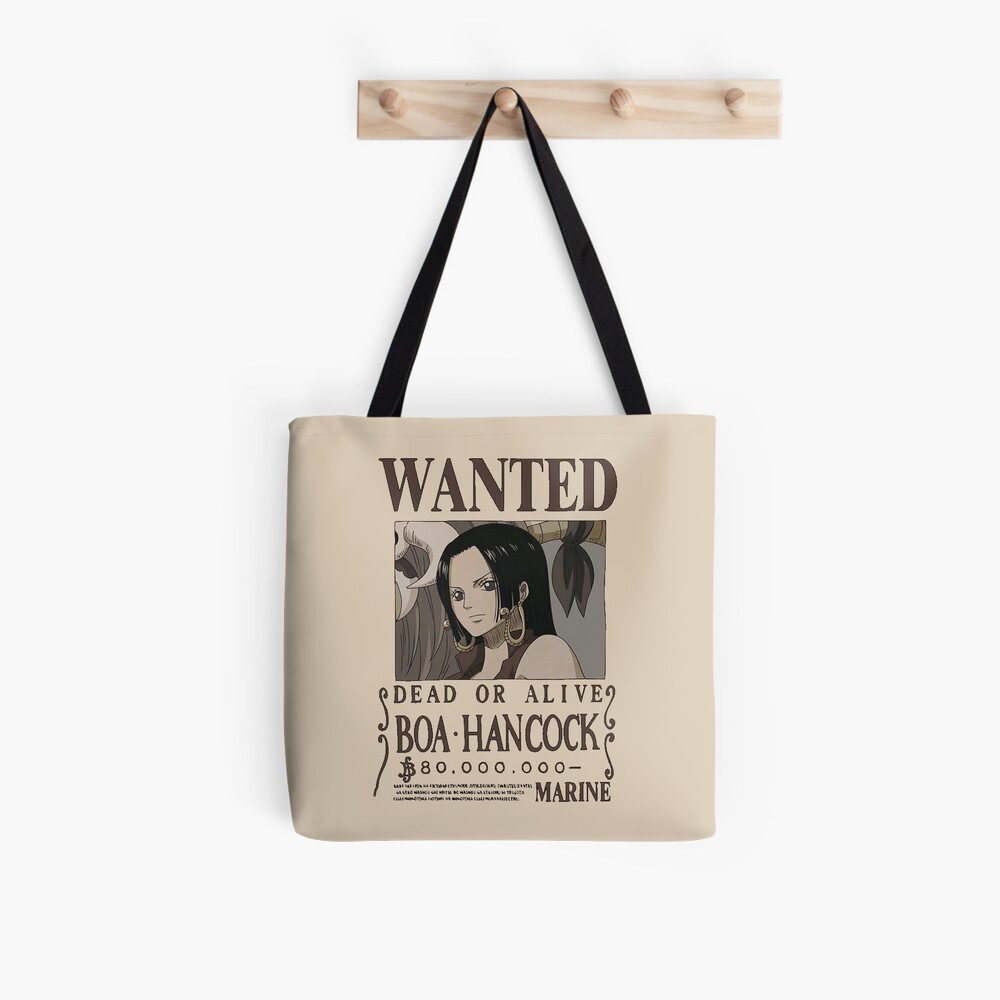 One Piece Wanted Bounty Poster Boa Hancock Png Tote Bag By Piecesan Redbubble 