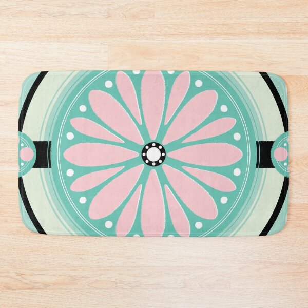 Item preview, Future Nostaglia Faux Tiles (Mint & Pink) designed and sold by JMTolman.