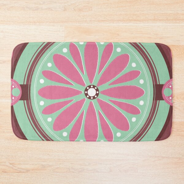 Item preview, Future Nostaglia Faux Tiles (Mint, Pink, Brown) designed and sold by JMTolman.