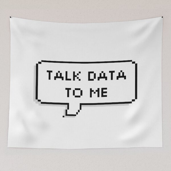Item preview, Talk Data To Me :) designed and sold by SocialTekkie.