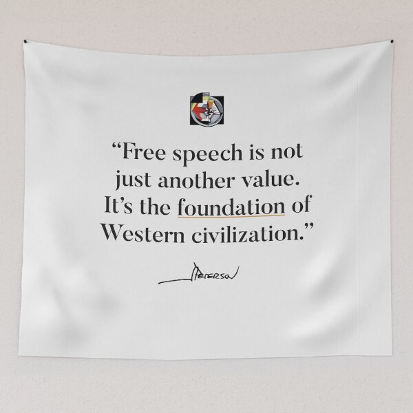 Item preview, Jordan Peterson - Free speech is not just another value designed and sold by ChaosAndOrder.