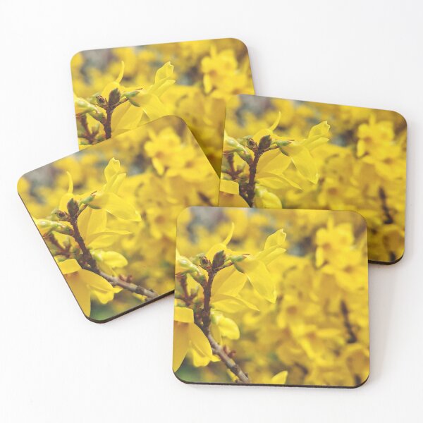 Item preview, Yellow Blooming Tree Forsythia designed and sold by katiamelnik.