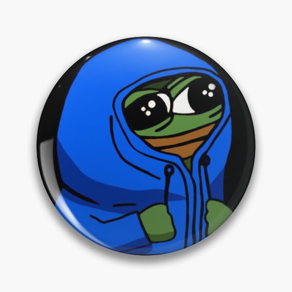 Item preview, Peepo blue hoodie pepega emote designed and sold by rmpk101.