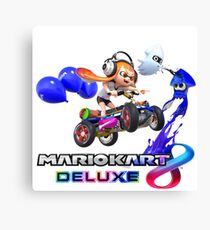 Mario Kart 8 - Deluxe (Splatoon Edition Design 1) Canvas Print