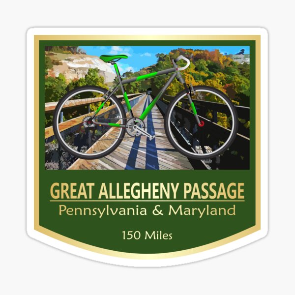 Item preview, Great Allegheny Passage (bike2) designed and sold by curranmorgan.
