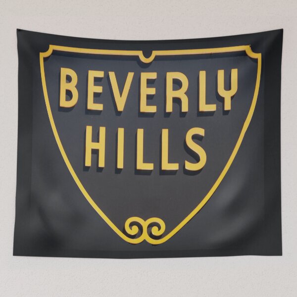 Item preview, Beverly Hills Road Sign designed and sold by Sasha Art Gallery.