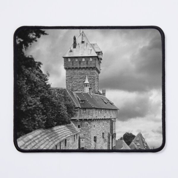 Item preview, Cloudy Day At Medieval Haut-Koenigsbourge Castle, Riquewihr France designed and sold by plugsnpixels.