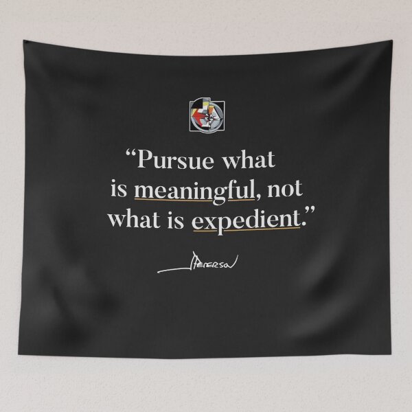 Item preview, Pursue what is meaningful - Jordan Peterson designed and sold by ChaosAndOrder.