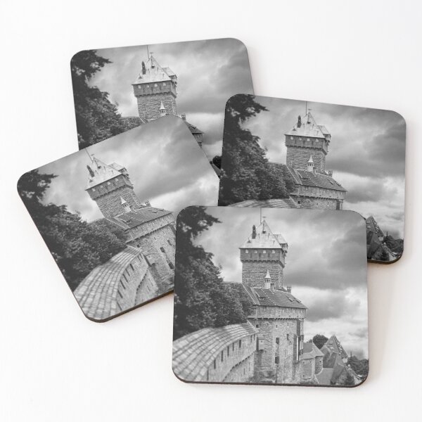 Item preview, Cloudy Day At Medieval Haut-Koenigsbourge Castle, Riquewihr France designed and sold by plugsnpixels.