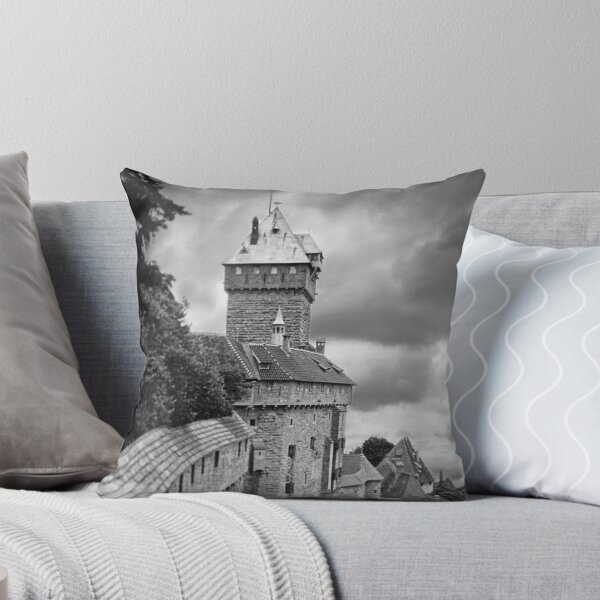 Item preview, Cloudy Day At Medieval Haut-Koenigsbourge Castle, Riquewihr France designed and sold by plugsnpixels.