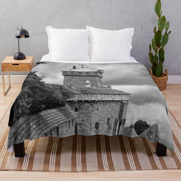 Item preview, Cloudy Day At Medieval Haut-Koenigsbourge Castle, Riquewihr France designed and sold by plugsnpixels.