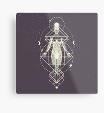 Sacred Geometry (Divine Feminine) Metal Print