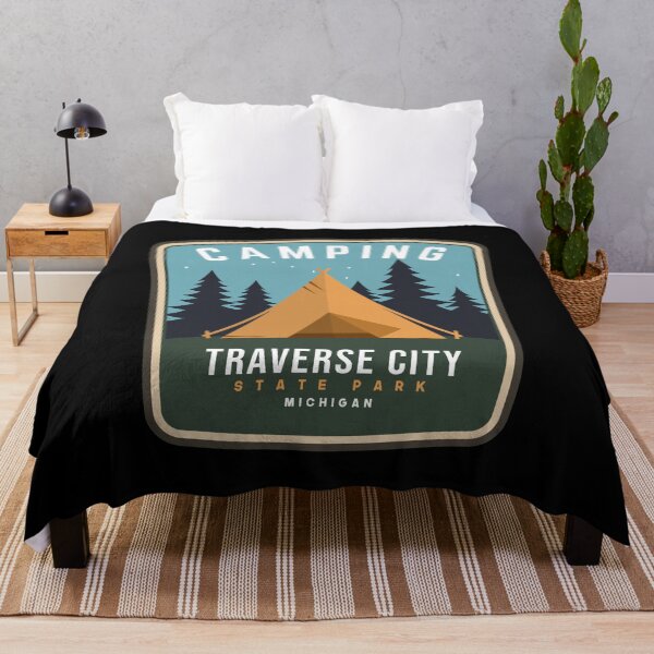 Item preview, Traverse City State Park Camping Michigan Campsite designed and sold by Friday NightCo.