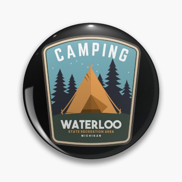 Item preview, Waterloo State Recreation Area Camping Michigan Campsite designed and sold by Friday NightCo.