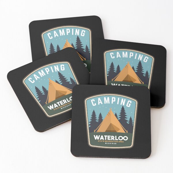 Item preview, Waterloo State Recreation Area Camping Michigan Campsite designed and sold by Friday NightCo.