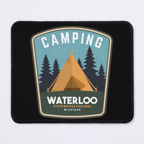 Item preview, Waterloo State Recreation Area Camping Michigan Campsite designed and sold by Friday NightCo.