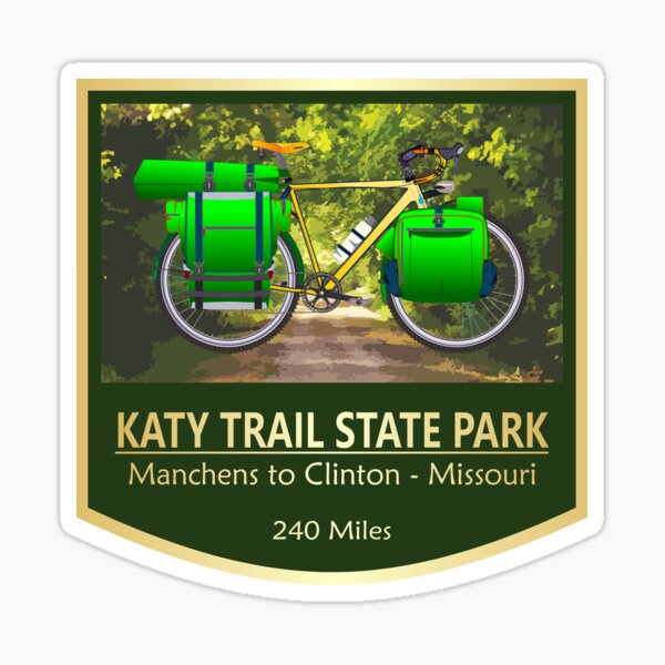 Item preview, Katy Trail State Park (bike2) designed and sold by curranmorgan.