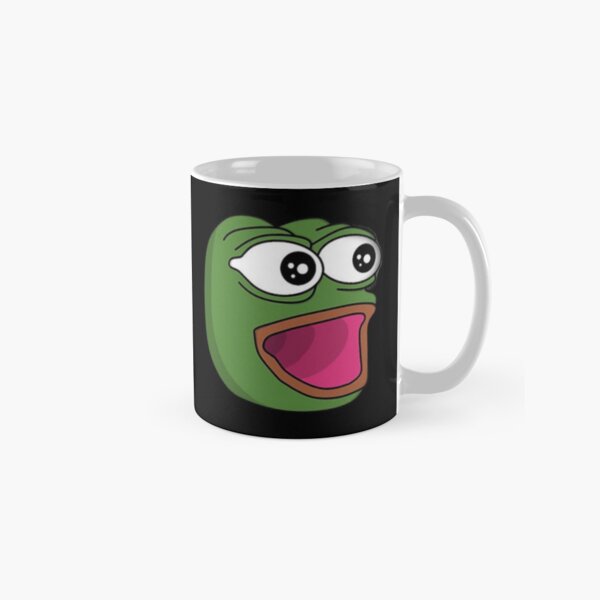 Pepega Mug Twitch BTTV Emote Mug Pepe the Frog Mug Feels