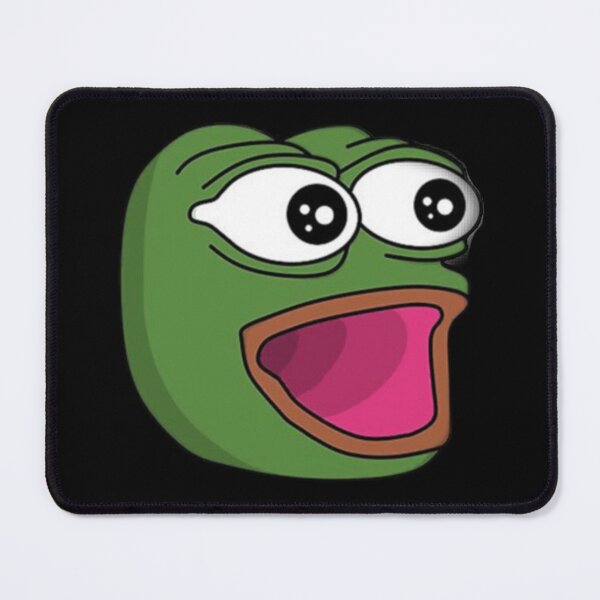 Item preview, Poggers emote - peepo pepega twitch discord frog designed and sold by rmpk101.