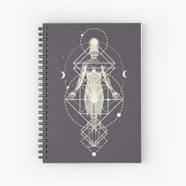 Sacred Geometry (Divine Feminine) Spiral Notebook
