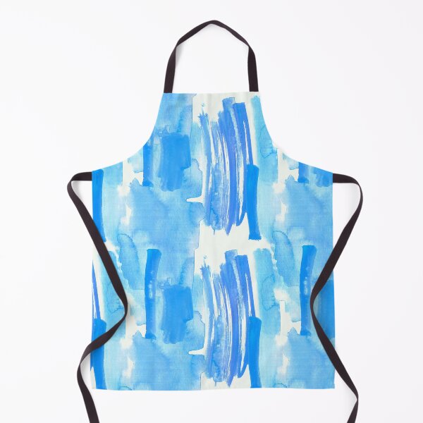 Item preview, Blue And Aqua Broad Brush Strokes Abstract Art designed and sold by DEC02.