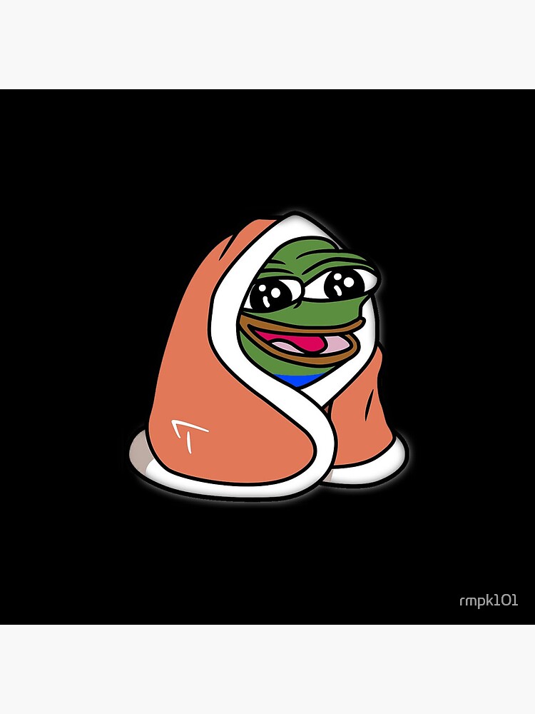 Peepo Blanket - pepeblanket pepega twitch discord frog Art Board