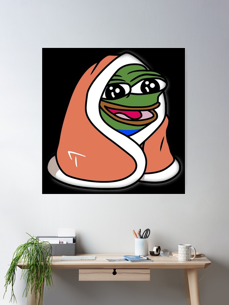 Peepo Blanket - pepeblanket pepega twitch discord frog Pin by