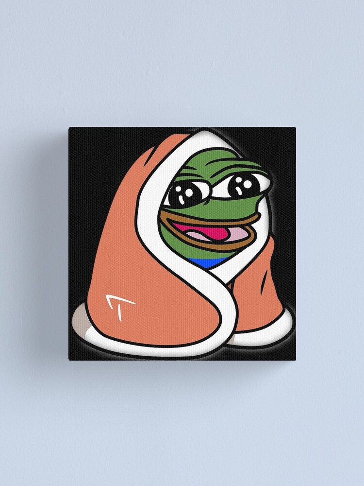 Bored poggers emote - peepo pepega twitch discord frog Hardcover