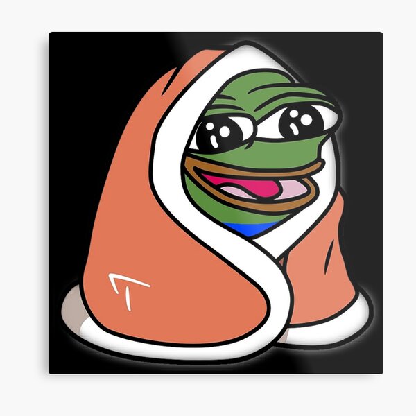 Pepega Funny Stream Emote' Poster, picture, metal print, paint by Husti