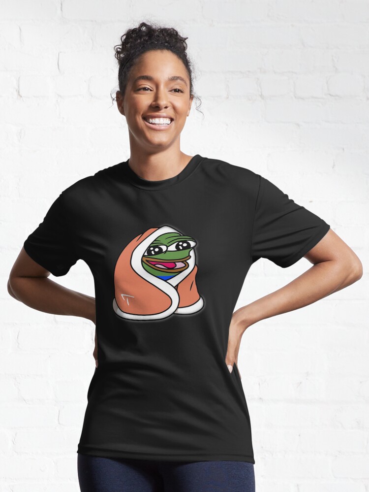 Peepo Blanket - pepeblanket pepega twitch discord frog Art Board