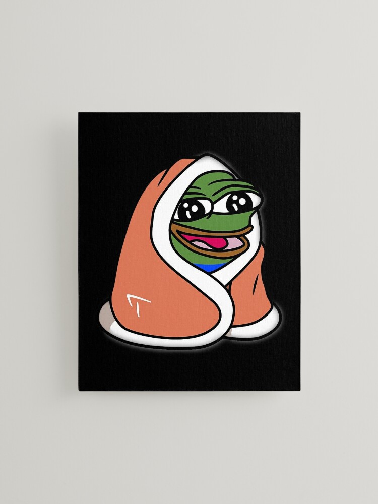 Bored poggers emote - peepo pepega twitch discord frog Hardcover