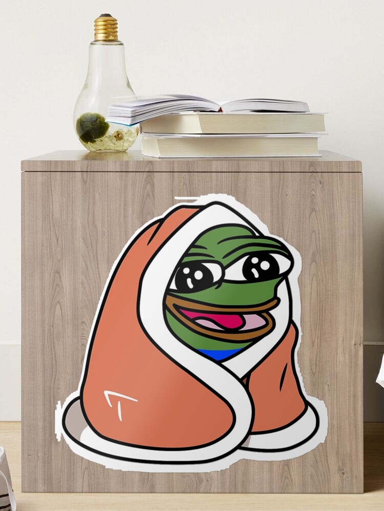 Peepo Blanket - pepeblanket pepega twitch discord frog Art Board