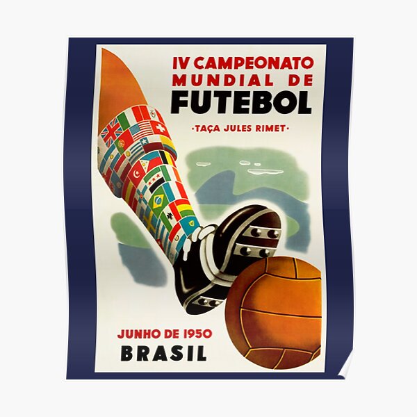 Coupe du monde de 1950 au Brésil Poster