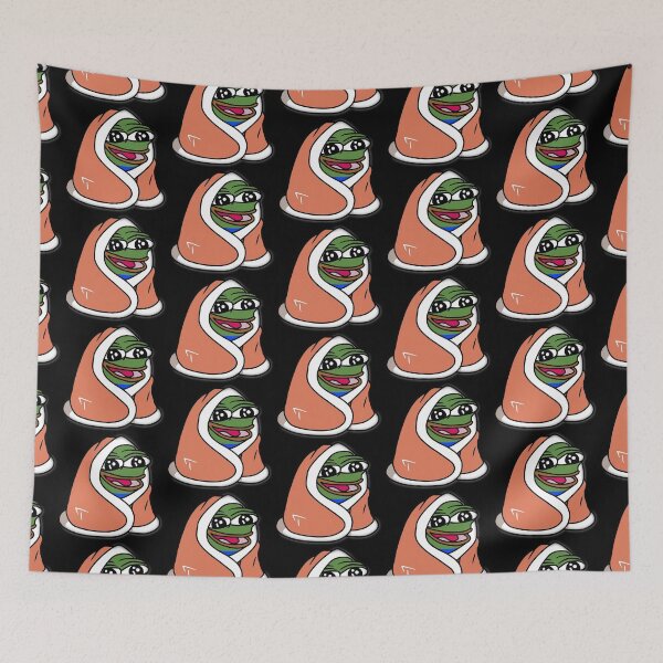 Item preview, Peepo Blanket - pepeblanket pepega twitch discord frog designed and sold by rmpk101.