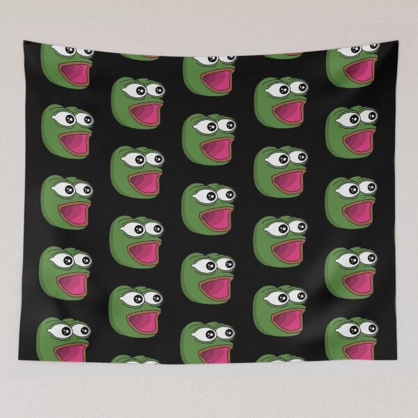 Item preview, Poggers emote - peepo pepega twitch discord frog designed and sold by rmpk101.