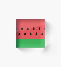 Watermelon Acrylic Block