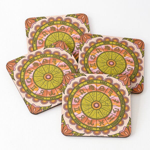 Item preview, Retro Zodiac Wheel designed and sold by doodlebymeg.