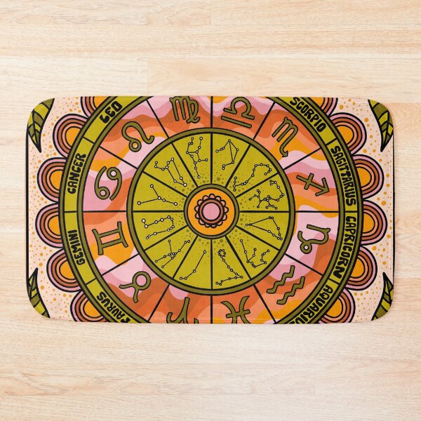 Item preview, Retro Zodiac Wheel designed and sold by doodlebymeg.