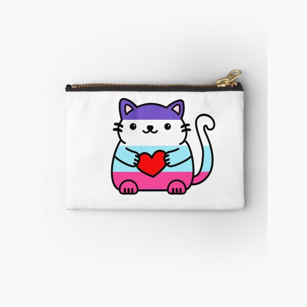 Item preview, Multisexual Pride Flag Kitty designed and sold by ilexdesigns.