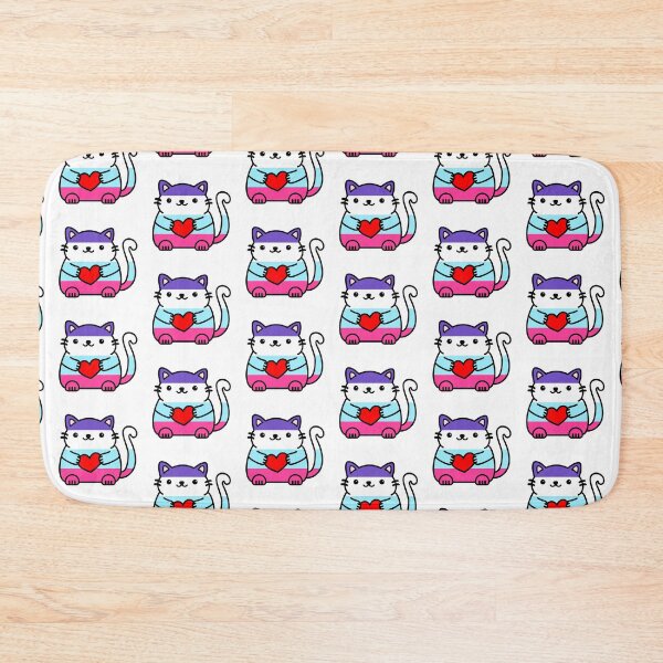 Item preview, Multisexual Pride Flag Kitty designed and sold by ilexdesigns.