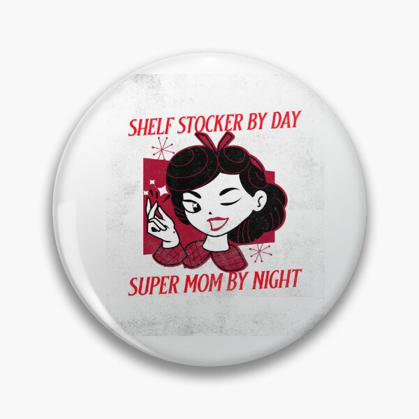 Item preview, Self Stocker By Day Super Mom By Night Essential T-Shirt designed and sold by BestCoolStuff.